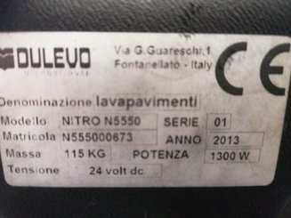 Lavadora aspiradora Dulevo H555