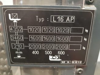 Stacker com condutor a pé Fenwick L16AP - 8