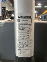 Porta-paletes eléctrico com condutor a pé Mitsubishi PBP16N2 - ACCOMPAGNANT