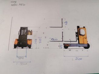 Empilhador retráctil de 4 direcções Hubtex MQ30 - 11