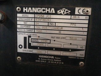 Empilhador de contrapeso 4 rodas Hangcha J4W50