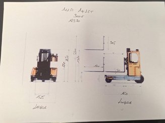 Empilhador multidireccional AMLIFT AGILIFT 3000E