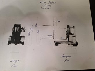 Empilhador multidireccional AMLIFT AGILIFT 25-12-49
