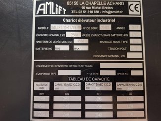 Empilhador multidireccional AMLIFT AGILIFT 25-12-49