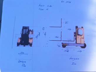 Empilhador retráctil de 4 direcções AMLIFT COMBI C4000-12 - 22