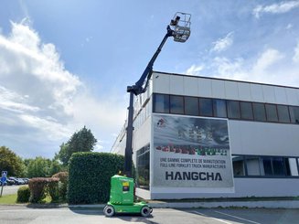 Plataforma com mastro vertical Hangcha HV120AJ - 20