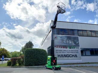 Plataforma com mastro vertical Hangcha HV120AJ - 13