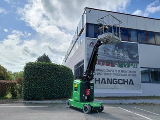 Plataforma com mastro vertical Hangcha HV120AJ - 7