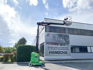 Plataforma com mastro vertical Hangcha HV120AJ - 25