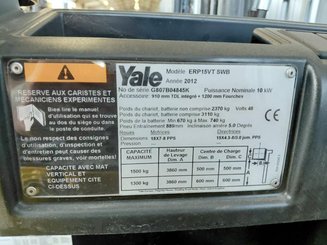 Empilhador de contrapeso 3 rodas Yale ERP15VTSWB