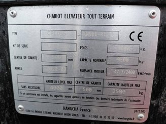 Carreta elevadora todo terreno Hangcha TT35-2 (CPCD35-X2W98E-RT2) - 1