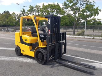 Empilhador de contrapeso 4 rodas