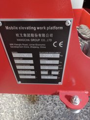 Elevadores de tesoura Hangcha 80XENS - 3