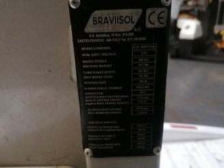 Plataforma com mastro vertical Bravi Lui SPIN GO - 14