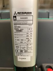 Porta-paletes eléctrico com condutor a pé Mitsubishi PBP16N2 - ACCOMPAGNANT