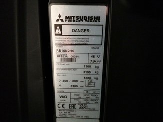Empilhador retráctil Mitsubishi RB16N2HS