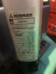 Porta-paletes eléctrico com condutor a pé Mitsubishi PBP16N2 - ACCOMPAGNANT