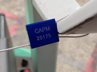 Porta-paletes eléctrico com condutor a pé Mitsubishi PBP16N2 - ACCOMPAGNANT