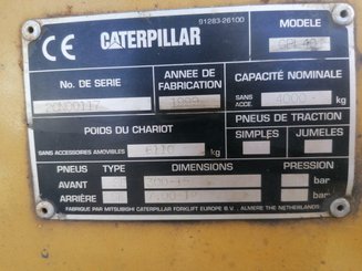Empilhador de contrapeso 4 rodas Caterpillar GPL40 - 4