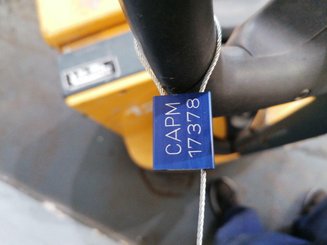Porta-paletes eléctrico com condutor a pé Jungheinrich EJE116 - 10