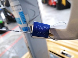 Porta-paletes eléctrico com condutor transportado Caterpillar NPV20N2 - 8