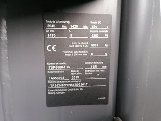 Empilhador trilateral combi Crown TSP6500-1,25 - 13