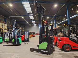 Empilhador retráctil Hangcha CQD18-XC5D-SI