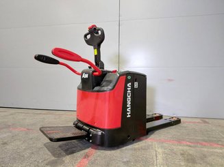 Porta-paletes eléctrico com condutor transportado Hangcha CBD30-AC2S - 1