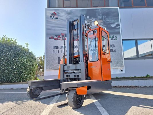 Empilhador retráctil de 4 direcções Hubtex DQ45D - 1