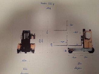 Empilhador lateral Hubtex S35 G - 26