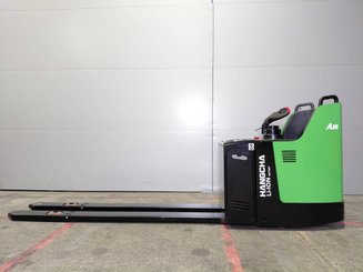 Porta-paletes eléctrico com condutor transportado Hangcha CBD20-AC2S-iSU