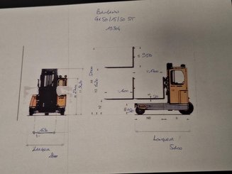 Empilhador lateral Baumann GX50/16/50 ST