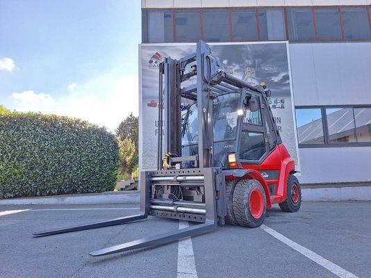 Empilhador de contrapeso 4 rodas Linde H70 D - 1