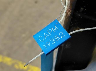 Stacker com condutor transportado Caterpillar NSR20N