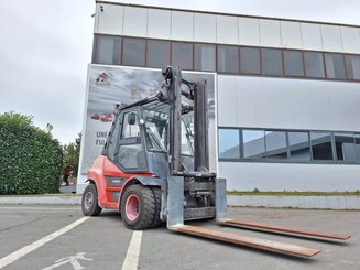 Empilhador de contrapeso 4 rodas Fenwick Linde H50D-03 - 1