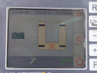 Empilhador retráctil de 4 direcções Hubtex MQ40